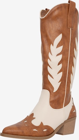 Salinyang Cowboylaarzen in Bruin: voorkant