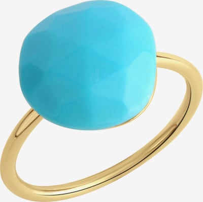 Jamelli Ring in türkis / gold, Produktansicht
