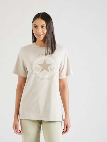 T-Shirt 'Chuck Taylor All Star' CONVERSE en beige : devant