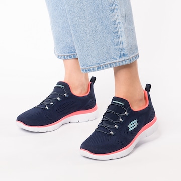 Baskets basses SKECHERS en bleu