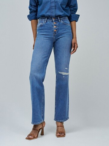 Salsa Jeans Slimfit Jeans in Blauw: voorkant
