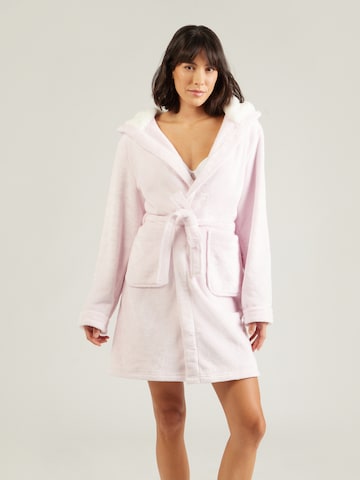 Halat de baie scurt 'Elea' de la ABOUT YOU pe roz: față