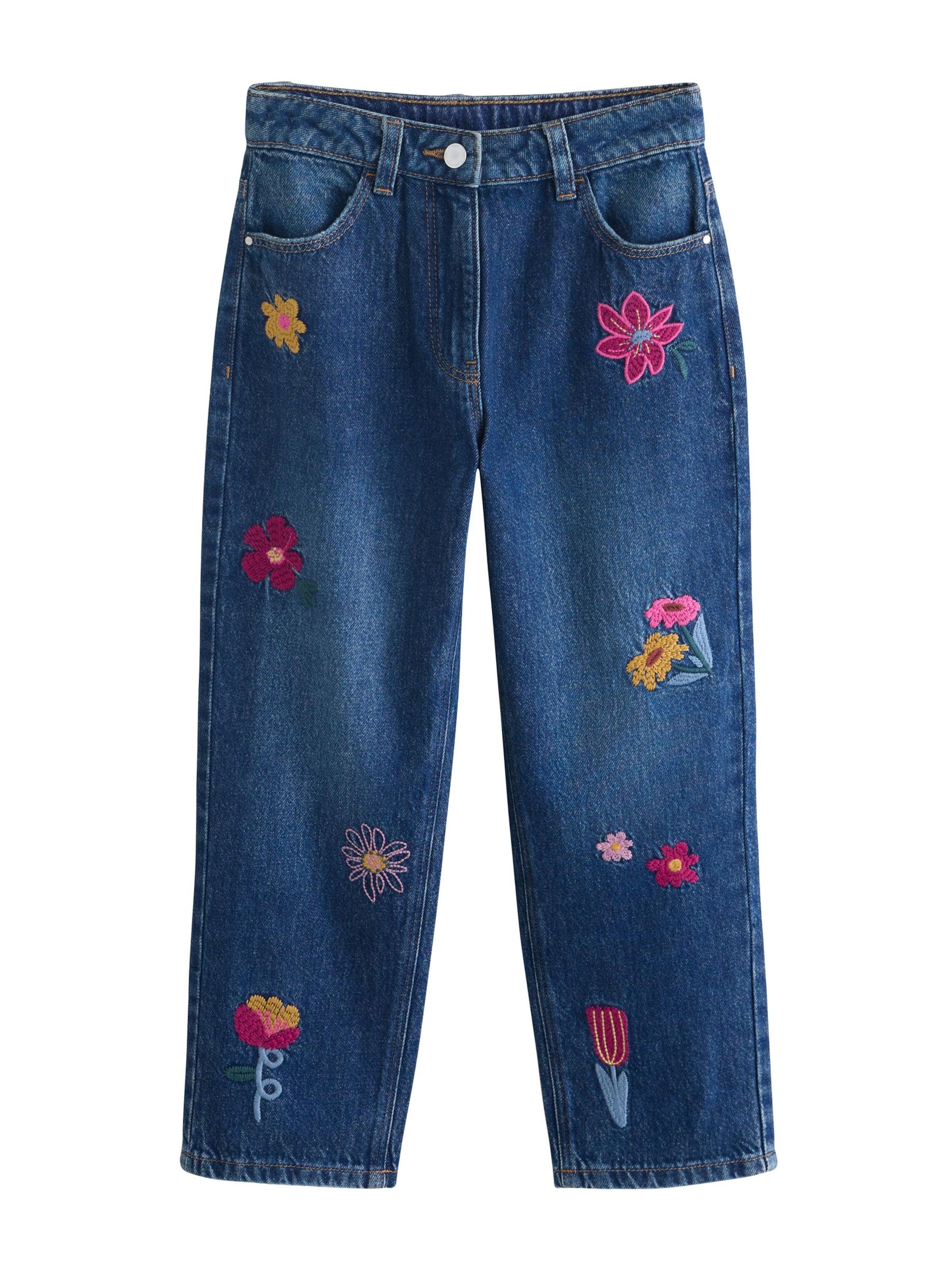 Next Свободный крой Джинсы в Синий: спереди