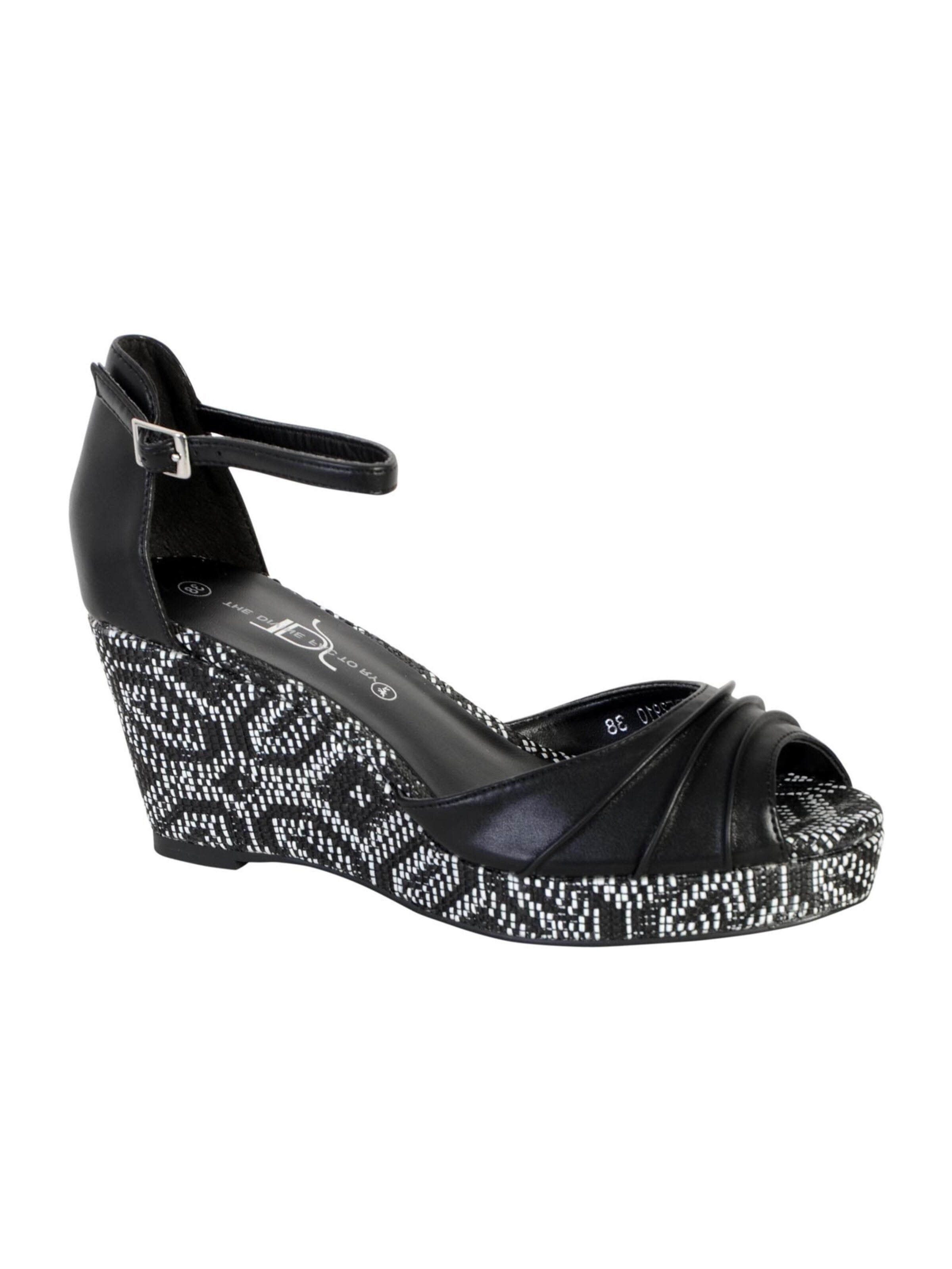 The Divine Factory Sandale‌‌‌ in Schwarz