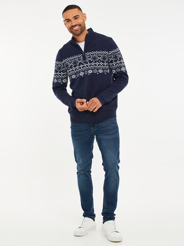 Threadbare Sweater 'Colorado' in Blue