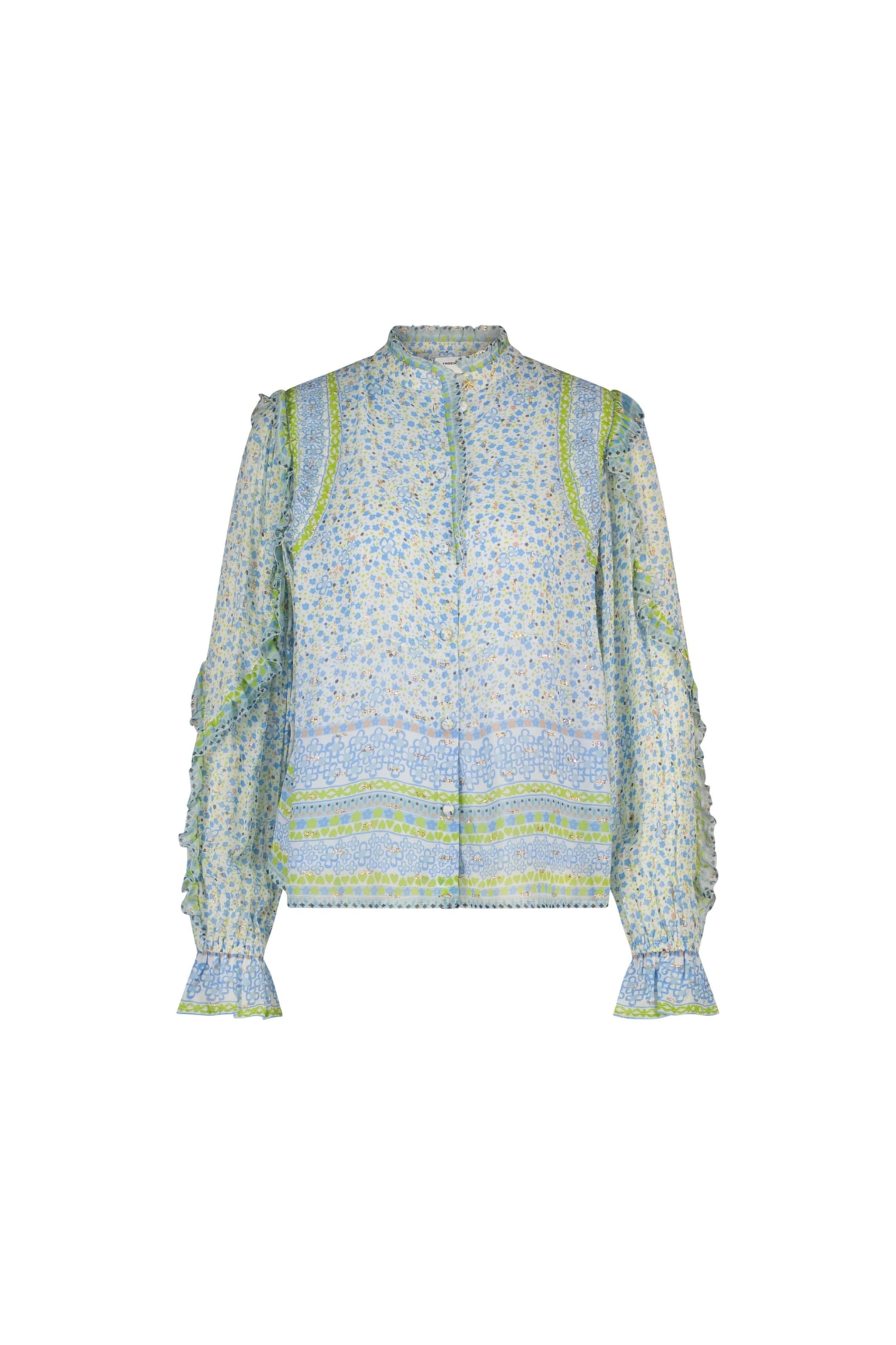 Fabienne Chapot Blouse 'Etje' in Gemengde kleuren: voorkant