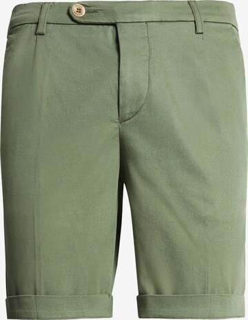 Boggi Milano Chino kalhoty – zelená: přední strana