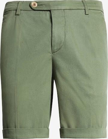 Boggi Milano Slimfit Shorts in Grün: predná strana