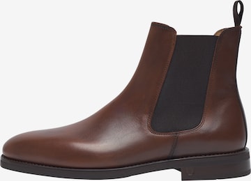 Henry Stevens Chelsea Boots 'Winston' in Braun: Vorderseite