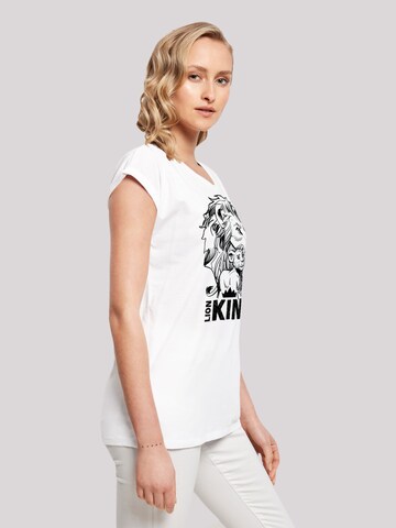 F4NT4STIC Shirt 'Disney König der Löwen Together ' in White