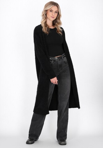 DreiMaster Vintage Gebreid vest 'Vintage' in Zwart