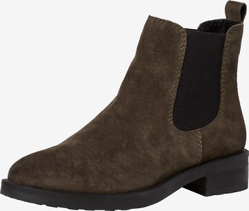 s.Oliver Chelsea Boots in Green: front