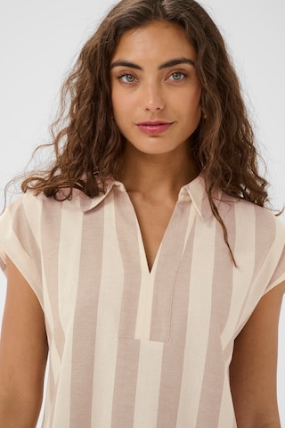 CULTURE Bluse in Beige