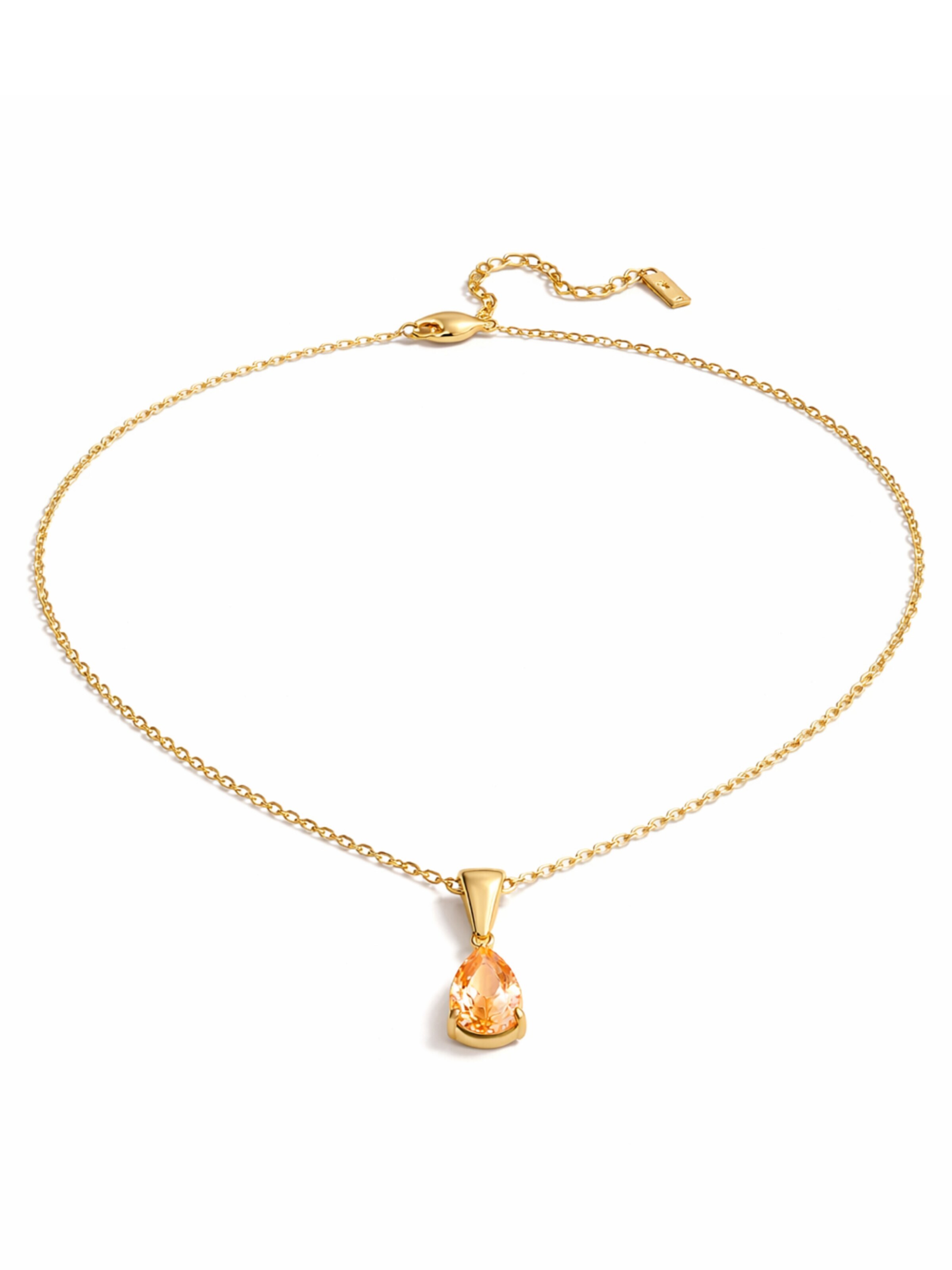 Pure Schmuck Necklace in Beige: front