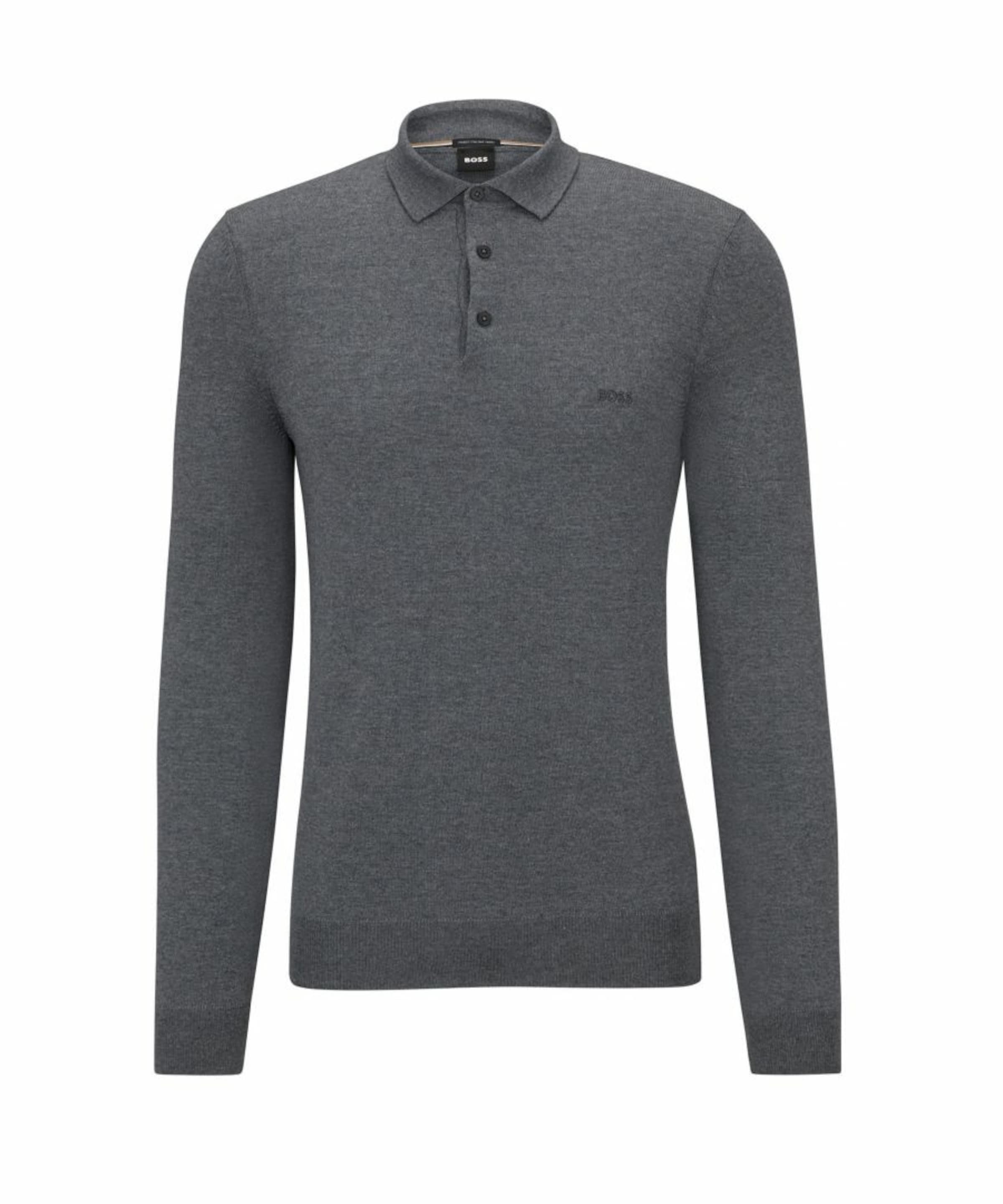BOSS Shirt in Grijs: voorkant