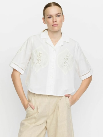Chemisier 'Hayes' Soft Rebels en blanc : devant