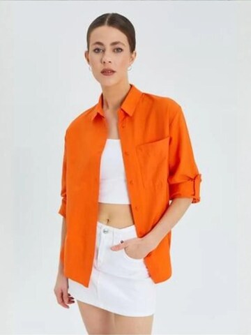 Chemisier MixRay en orange : devant