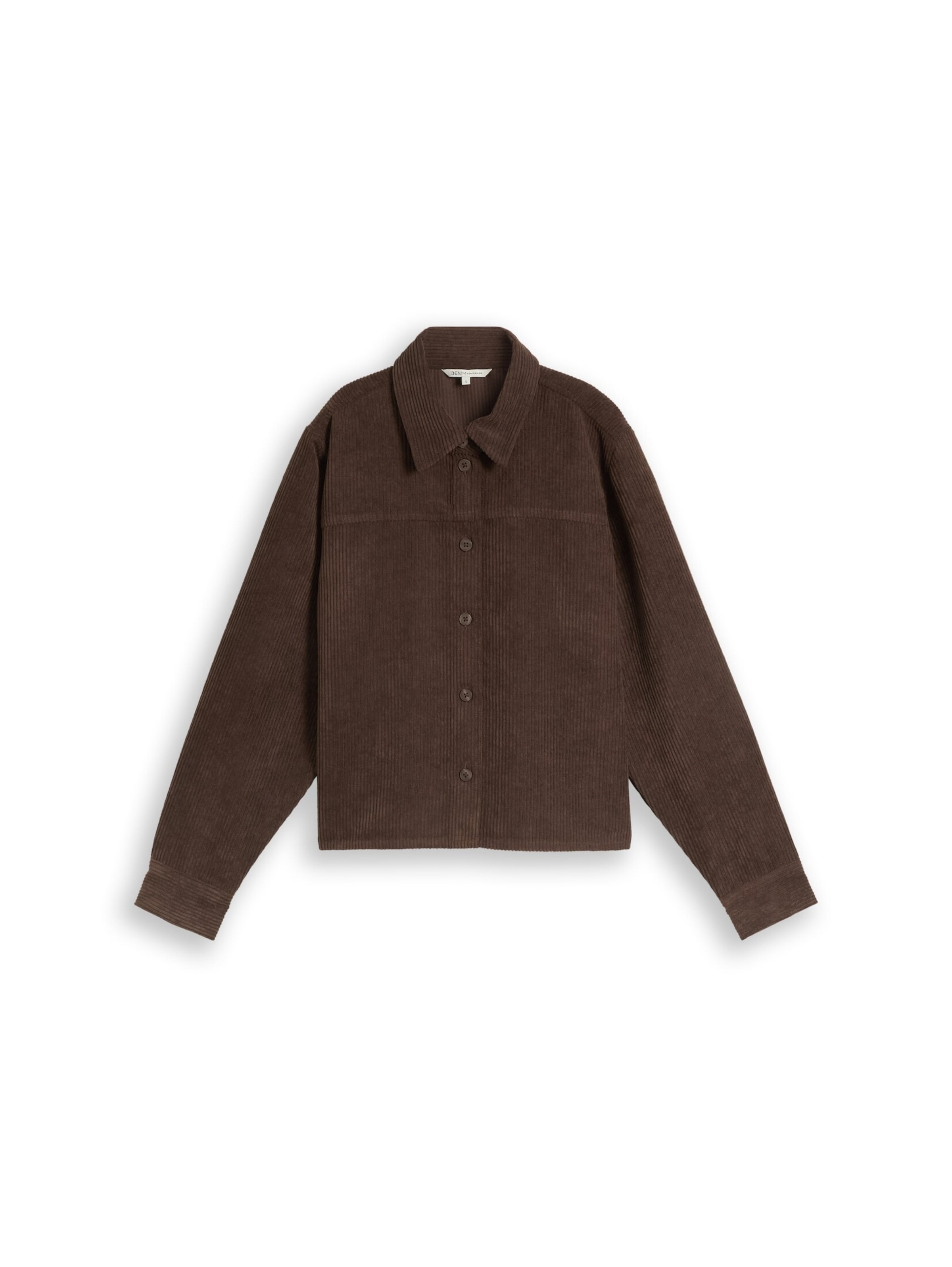 TOM TAILOR DENIM Tussenjas in Bruin: voorkant