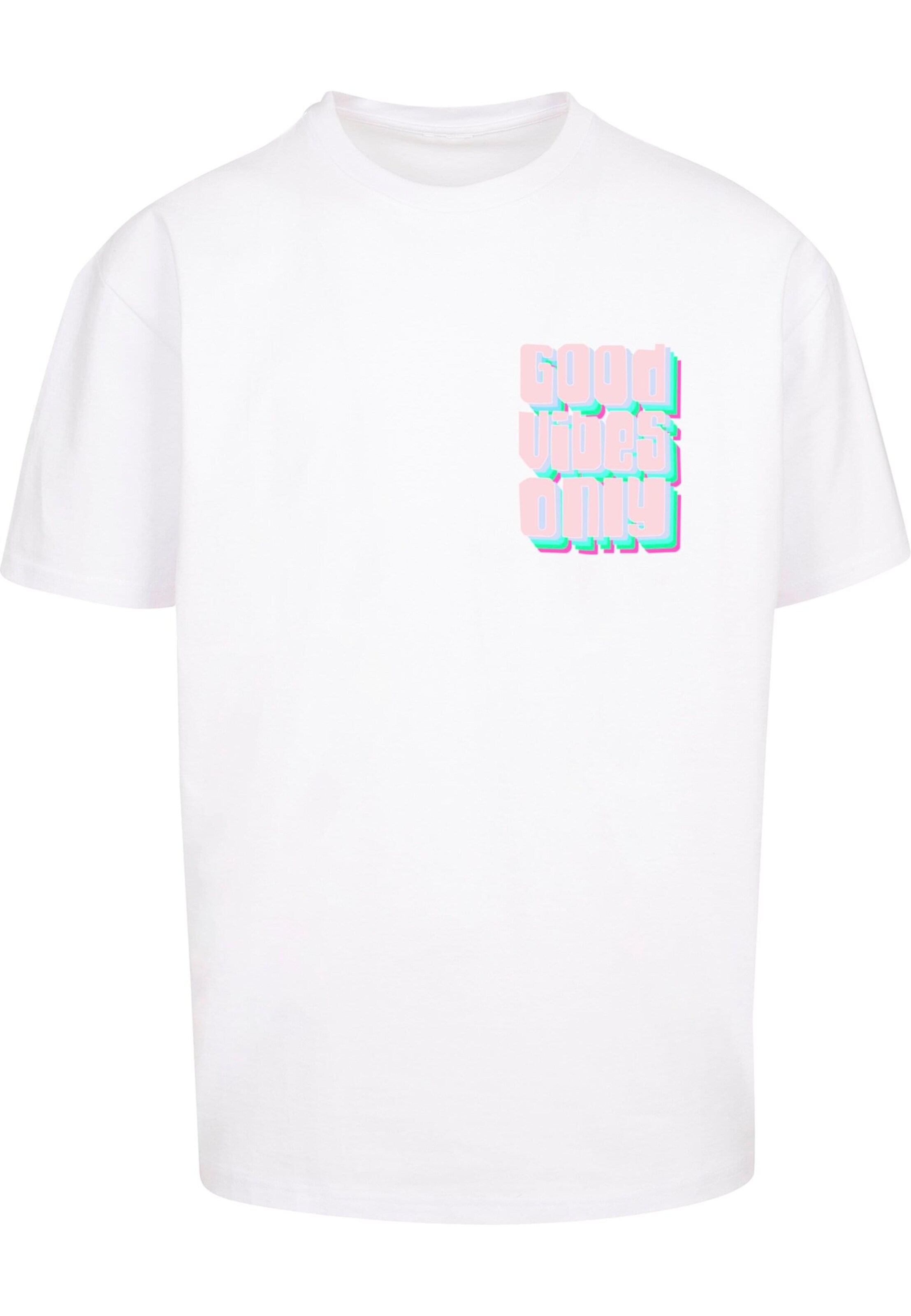 2Y Premium Shirt 'Good Vibes Only' in White: front