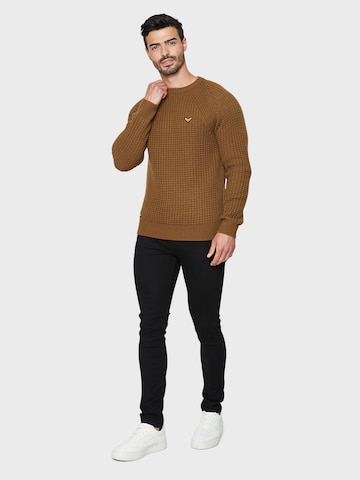 Threadbare Sweater 'Macsen' in Brown