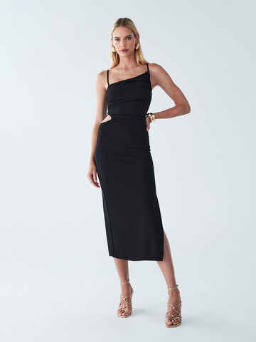 BWLDR Estélyi ruhák 'HALLON MIDI DRESS' - fekete