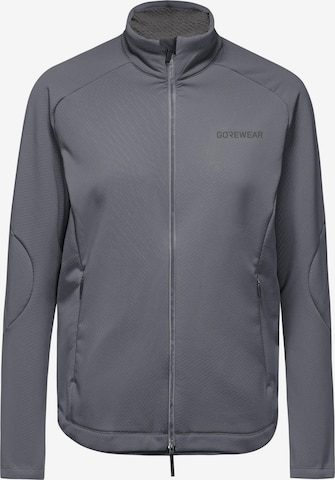 GORE WEAR Athletic Jacket 'Fernflow' in Grey: front