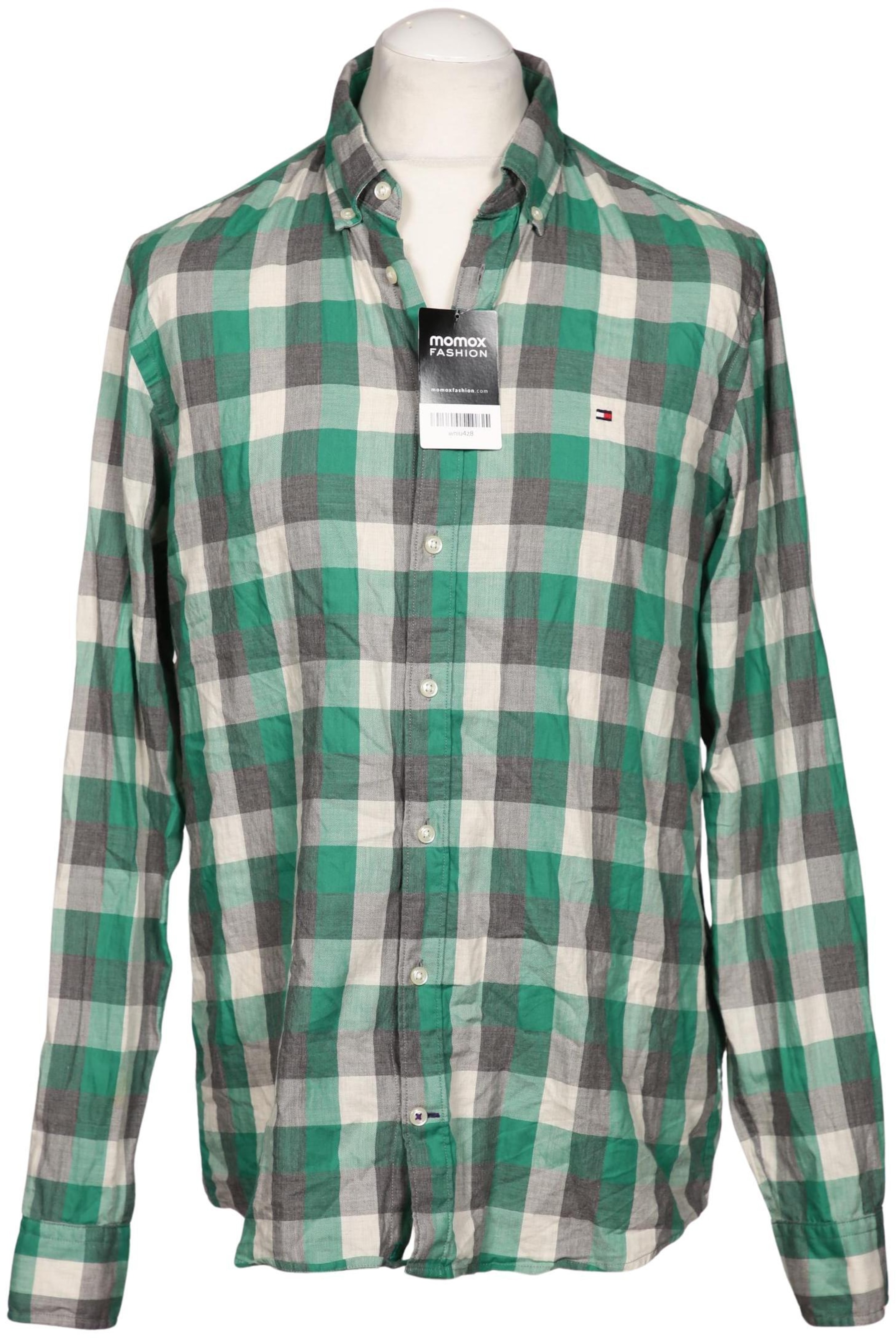 TOMMY HILFIGER Button Up Shirt in L in Mixed colors: front
