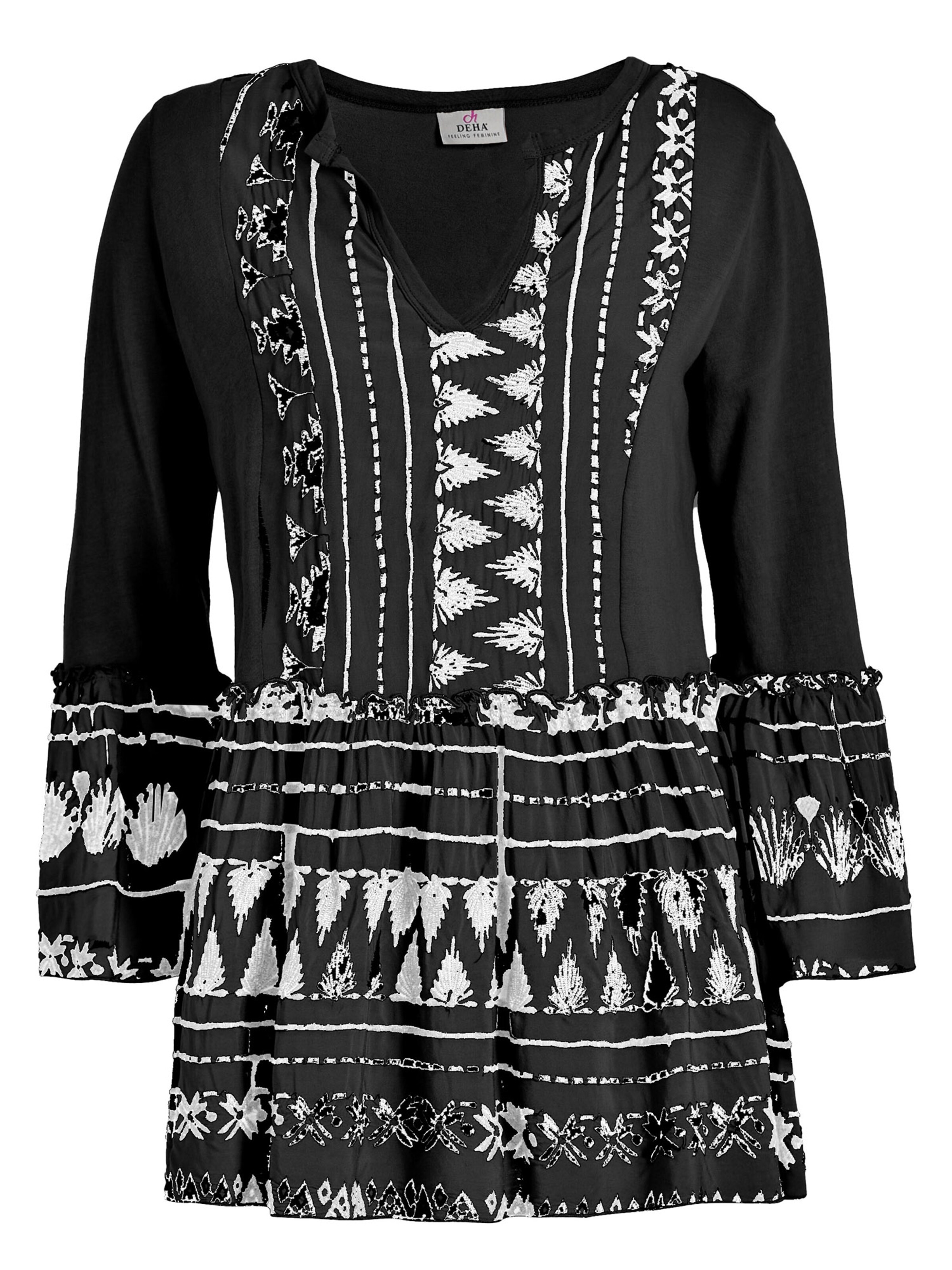 DEHA Bluse in Schwarz: Vorderseite