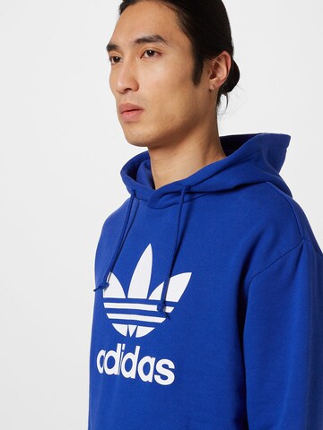 ADIDAS ORIGINALS Sweatshirt 'Adicolor Classics Trefoil' in Blau