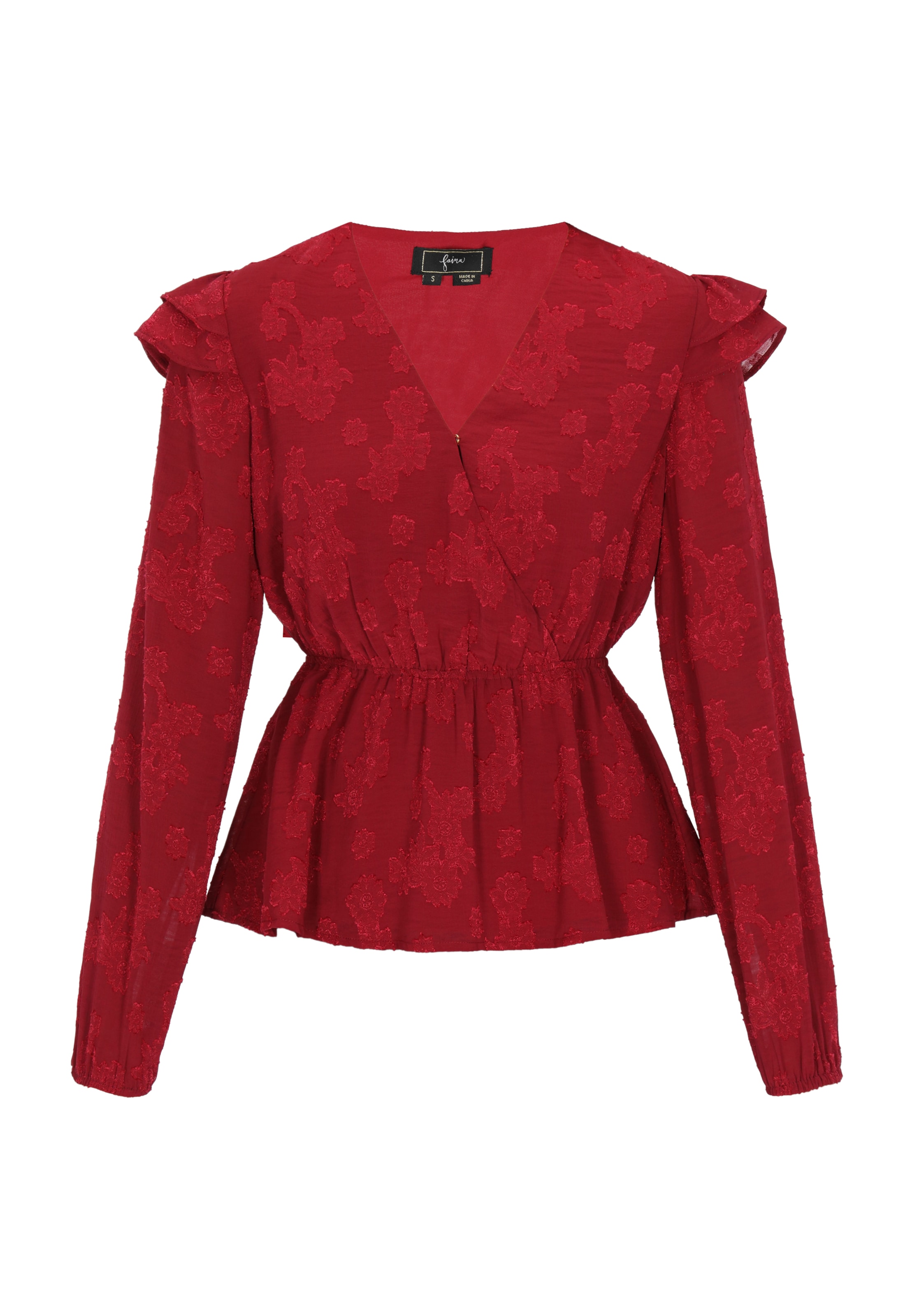 raudona faina Palaidinė: priekis