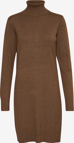 SAINT TROPEZ Kleid 'Mila' in Braun: Vorderseite