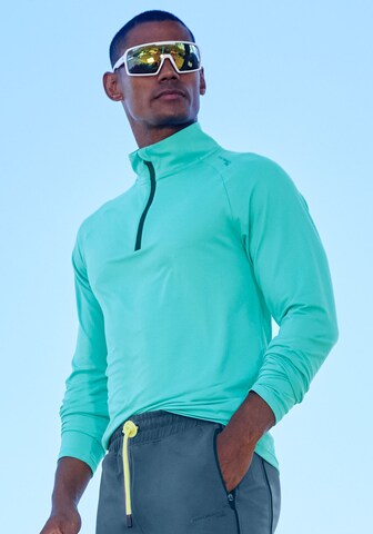 Authentic Le Jogger Funktionstopp i blå: framsida