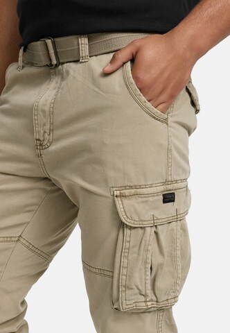 Regular Pantalon cargo 'INPascan' INDICODE JEANS en gris
