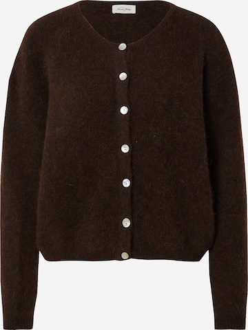 AMERICAN VINTAGEKardigan 'VITOW' - smeđa boja: prednji dio