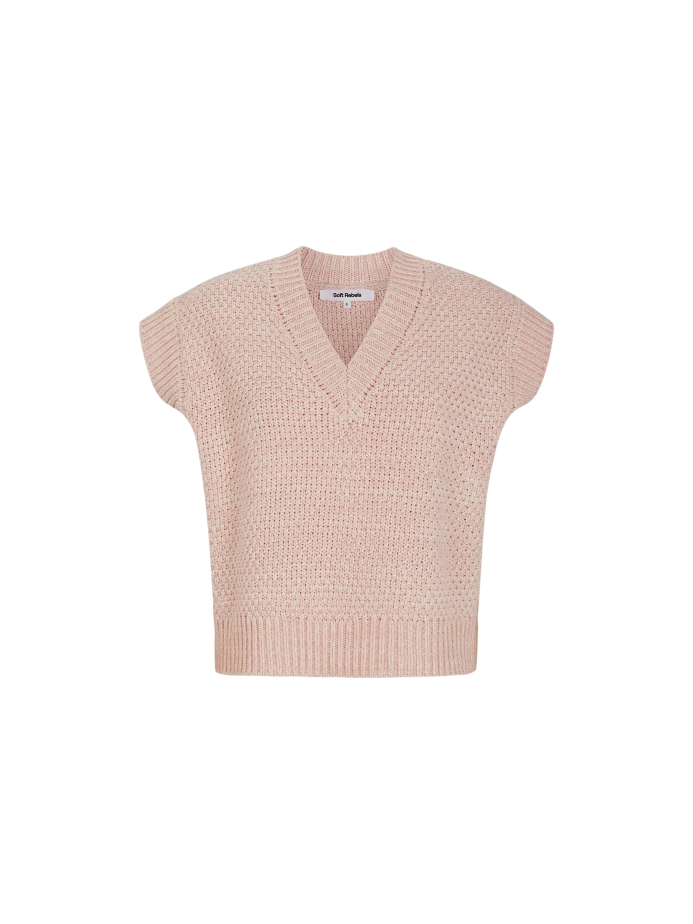 Gilet 'Manon' di Soft Rebels in rosa: frontale