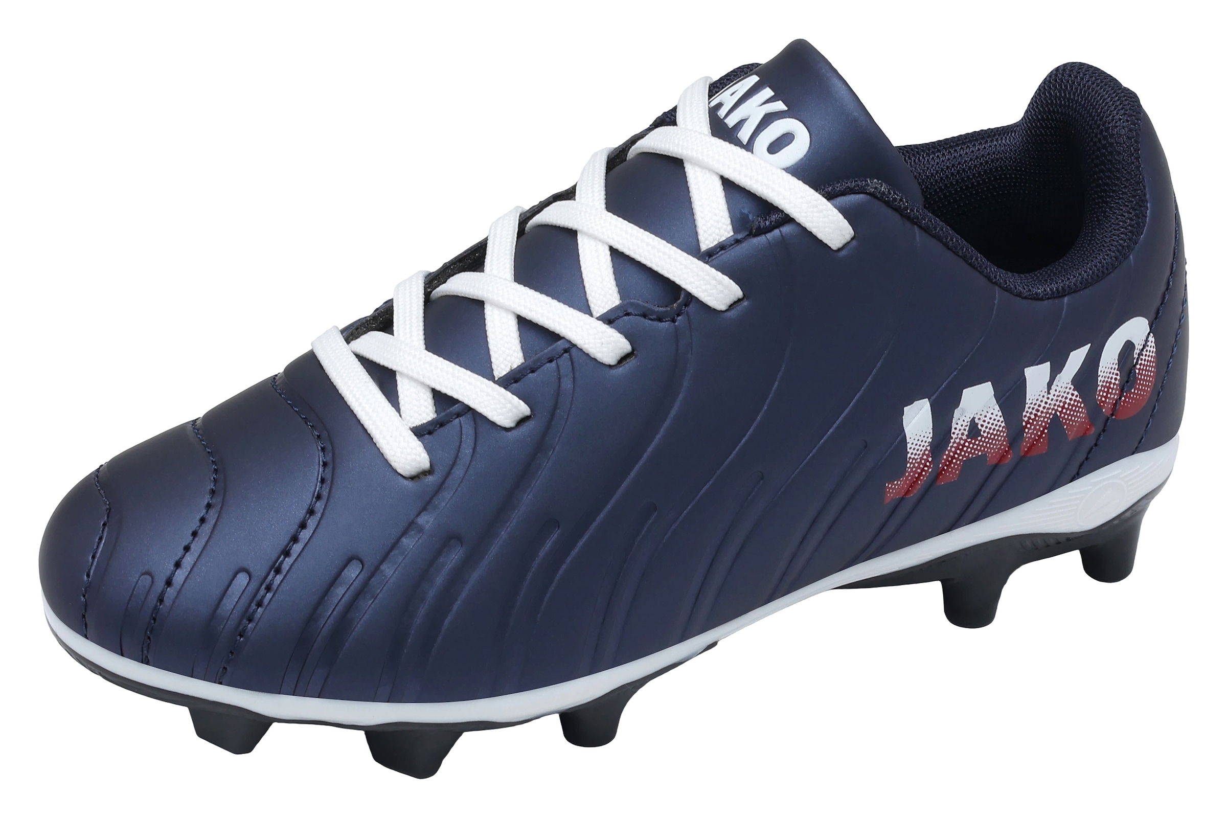 JAKO Soccer Cleats in Blue: front
