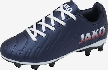 JAKO Soccer Cleats in Blue: front