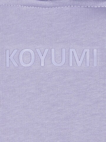 Koyumi Sweatshirt 'Unisex Oversize Hoodie – 3-Faden Stoff, innen angeraut , Suheyla Love it' in Purple