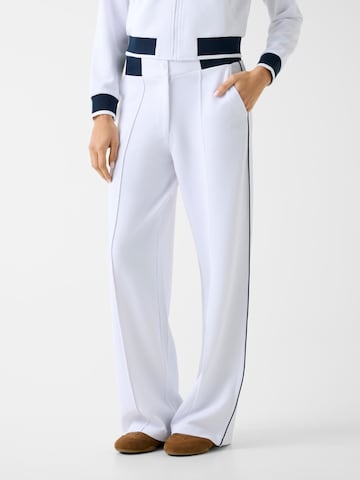 GUESS Wide Leg Hose in Weiß: Vorderseite