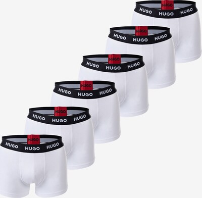 HUGO Boxers en rouge / noir / blanc, Vue avec produit
