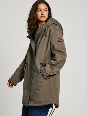 Pepe Jeans Between-Seasons Parka 'BOBBIE' in Green