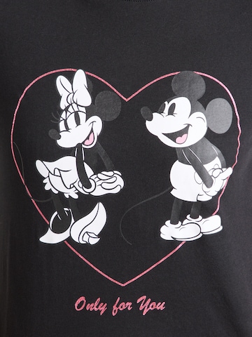 T-shirt 'Mickey' ONLY en noir