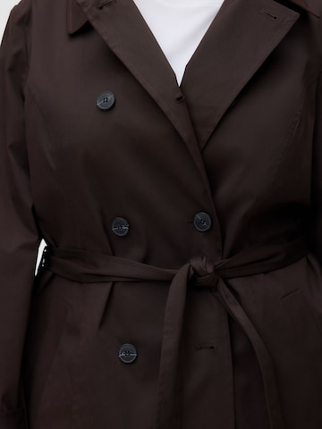 Vero Moda Curve Mantel 'VMCChelsea' in Braun