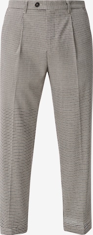 s.Oliver Tapered Pleat-Front Pants in Grey