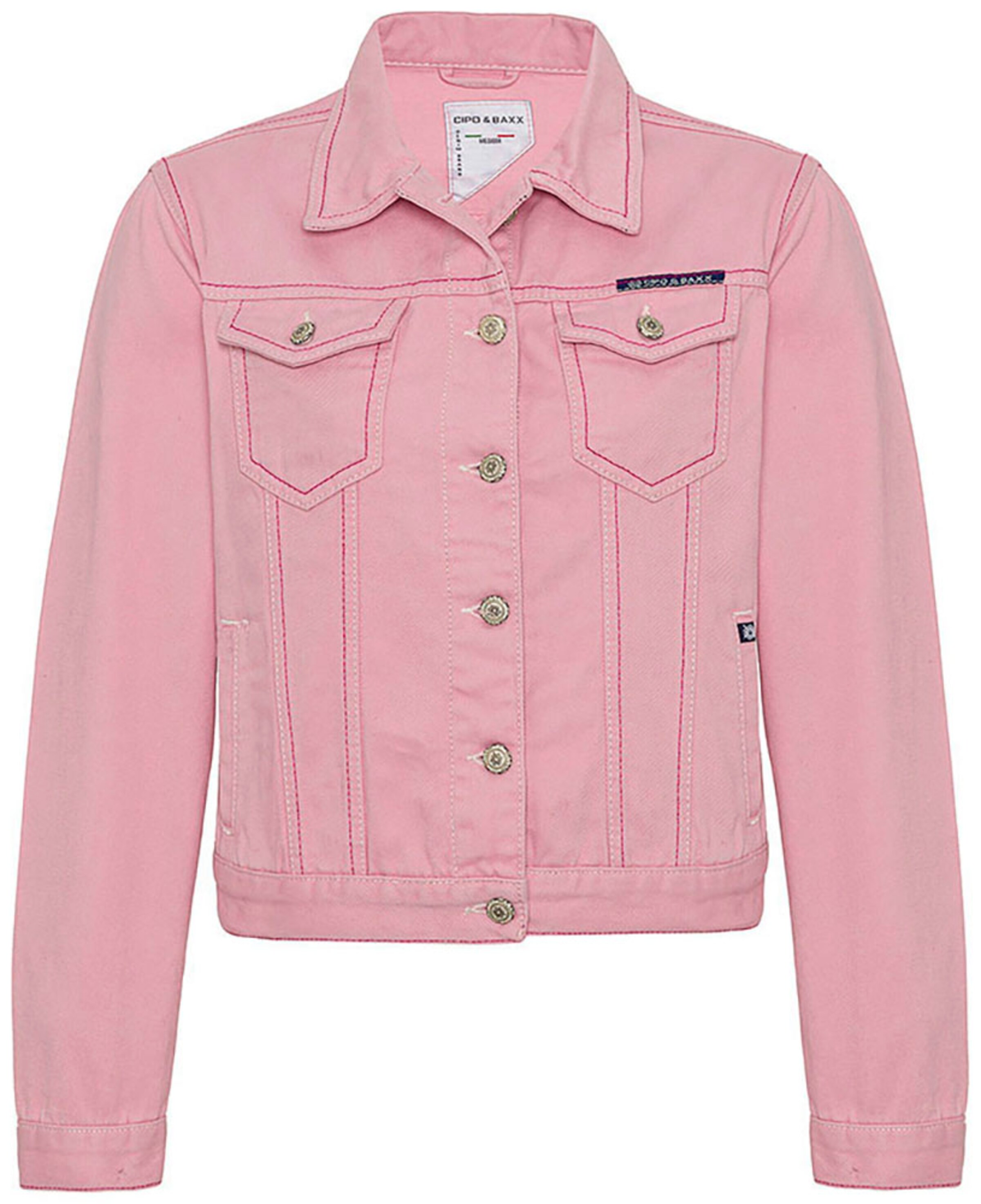 CIPO & BAXX Tussenjas in Roze: voorkant