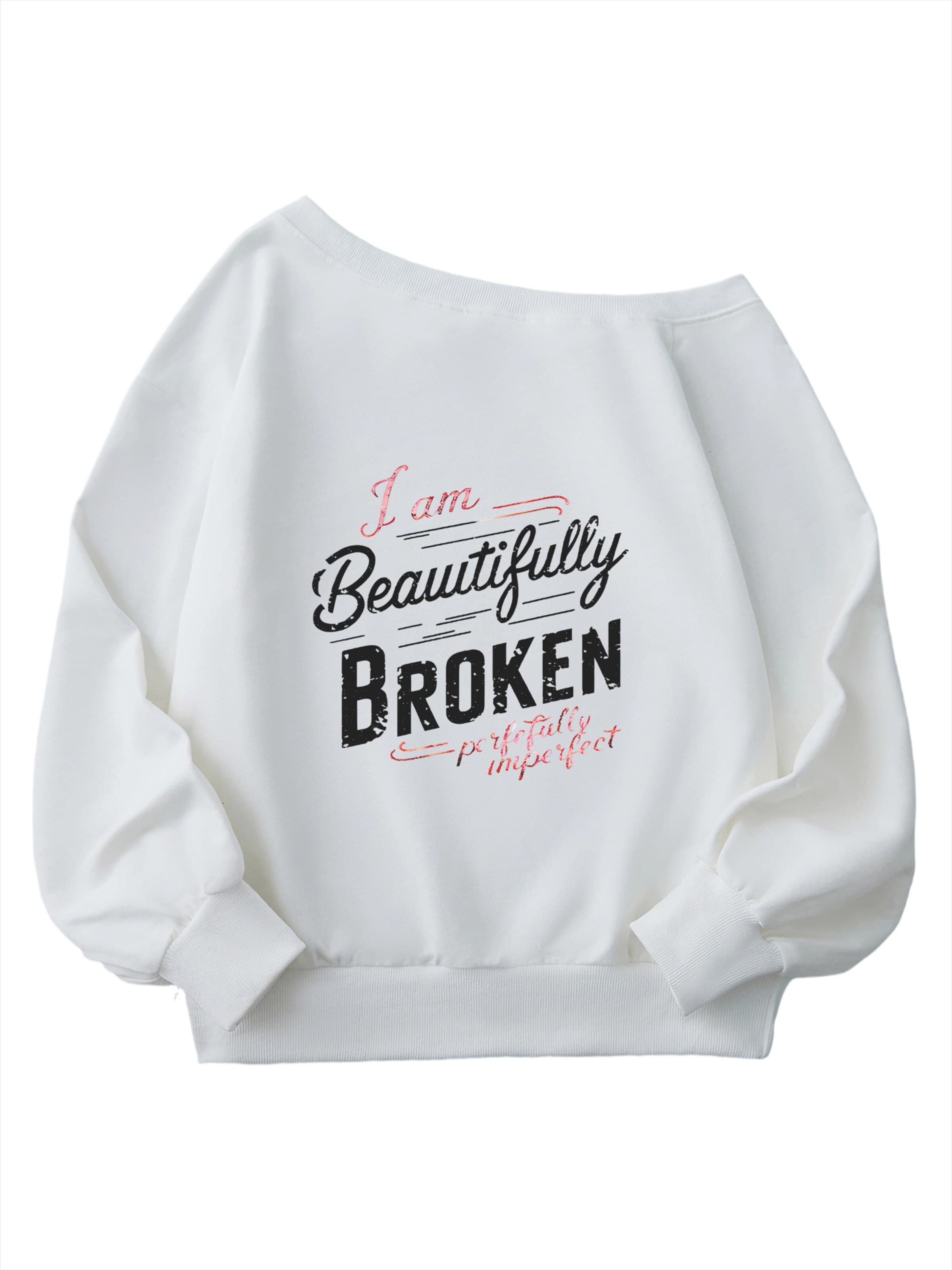GORHEY Sweatshirt in Weiß: Vorderseite