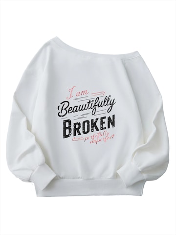 GORHEY Sweatshirt in White: front