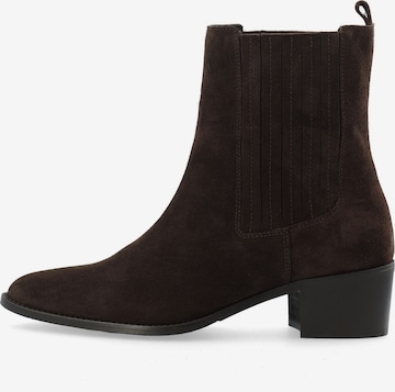 Bianco Chelsea Boots 'CAROL' i brun: forside