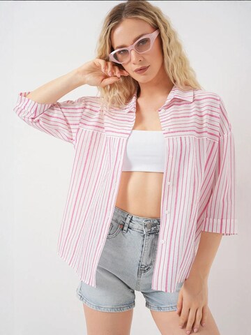 Bigdart Blouse in Roze