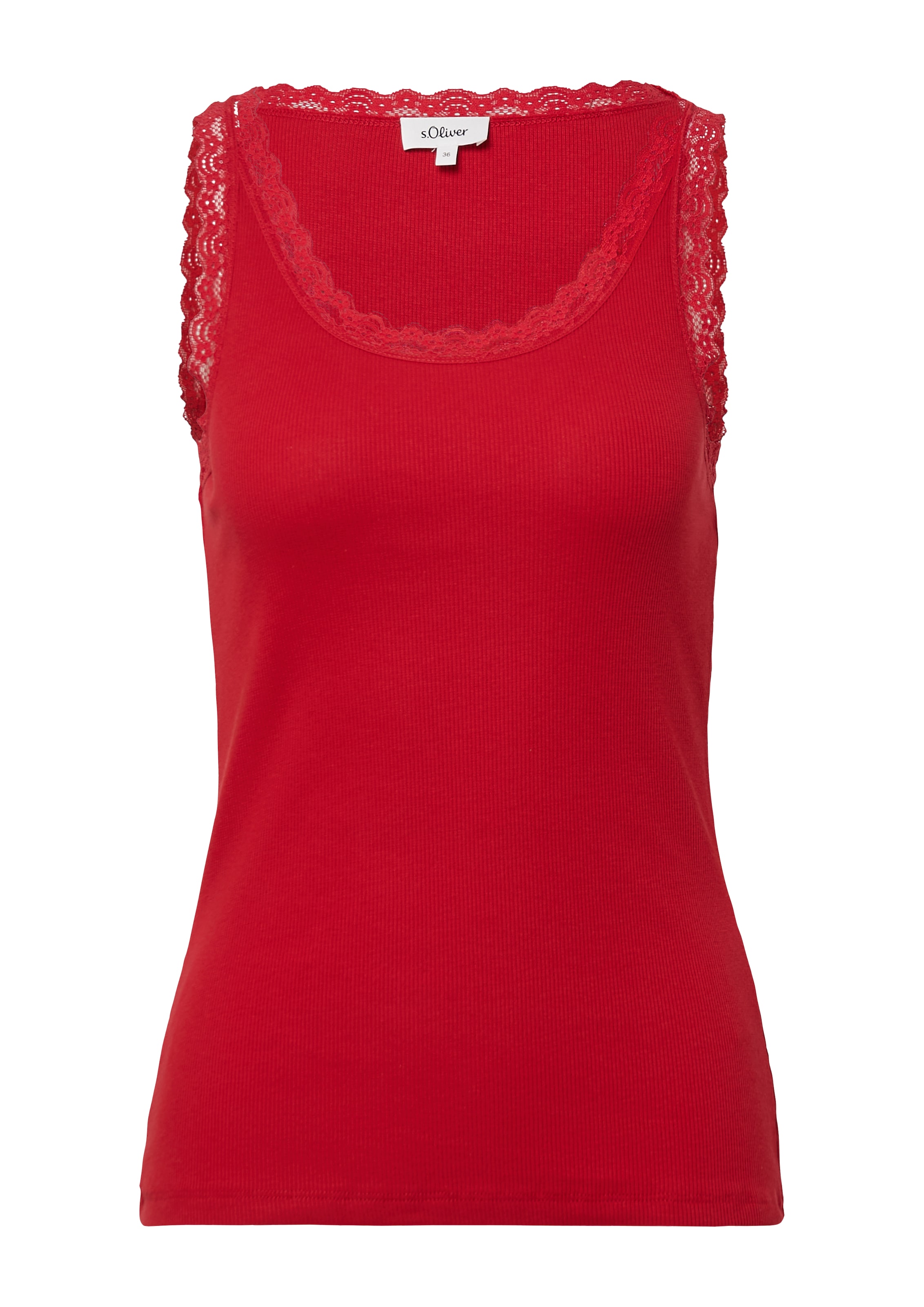 s.Oliver Top in Rot: Vorderseite